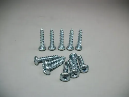 Kit de accesorios para altavoces, paquete de 12 tornillos para chapa de metal n.° 10 x 1"