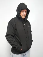 DISH® SHOWTIME® Black Zip-up Hoodie Sz: Medium