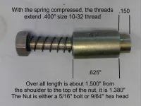 (10) Deutsch 2760000T5-11 size 10-32 Captive Screws