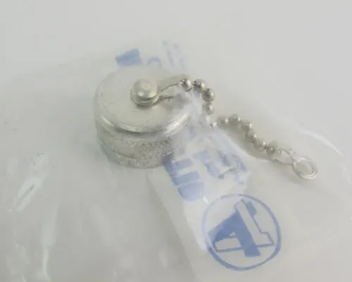 Automatic 1H732 HN Male Dust Cap w/ Bead Chain NSN 5935-00-727-3578
