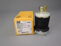 Hubbell HBL2611 Insulgrip Twist-Lock Plug 30 A 125V 2 Pol 3 Wire Jordning NIB!