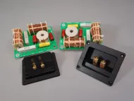 3 way Crossover Pair High Power 1000W RMS 8 Ohm 12 dB & Rectangular Terminal Cups
